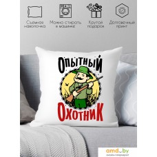 Декоративная подушка Print Style Опытный охотник 40x40plat146