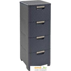 Комод Keter X4 Style Rattan Drawer DRG 308 (графит)