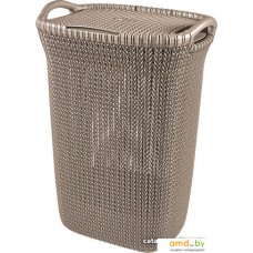 Корзина Keter Knit Laundry Hamper 57л (темно-коричневый)