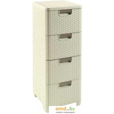 Комод Keter X4 Style Rattan Drawer OWH 885 (кремовый)