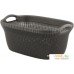 Корзина Keter Knit Laundry Basket STD 40L (темно-коричневый). Фото №1