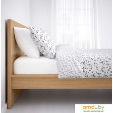 Кровать Ikea Мальм 160x200 (шпон беленый, Леирсунд) 892.109.38