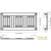 Стальной панельный радиатор Лидея ЛК 10-507 тип 10 500x700. Фото №4