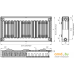 Стальной панельный радиатор Лидея ЛК 21-510 тип 21 500x1000. Фото №6