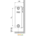 Стальной панельный радиатор Prado Universal тип 22 500x700. Фото №3