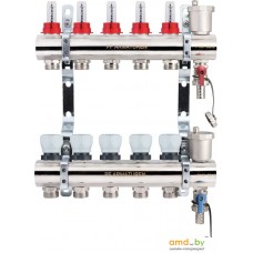 Запорная арматура Profactor Коллектор с расход., дрен.кранами 1x3/4 (10 конт.) PF MB 802.10