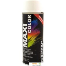 Эмаль Maxi Color 9003MMX RAL 9003 400 мл (сигнально-белый матовый)