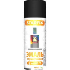 Эмаль Starfix термостойкая SM-26804-1 0.52 л (черный)