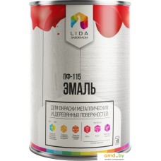 Эмаль LIDA ПФ-115 1 л (красный-1)