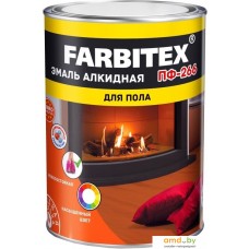 Эмаль Farbitex ПФ-266 20 кг (красно-коричневый)