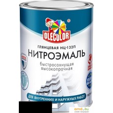 Эмаль Olecolor НЦ-132П 1.7 кг (черный)