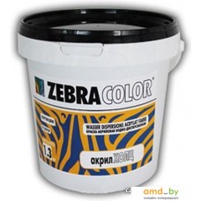 Краска Zebracolor Акрил Холц 1.3кг (белый)