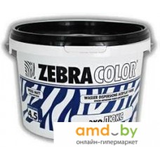 Краска Zebracolor Эко Люкс 15кг (белый)