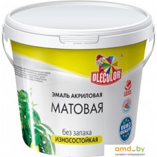 Эмаль Olecolor Матовая 1 кг (белый)