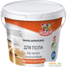 Эмаль Olecolor Акриловая для пола 1 кг (золотистый)