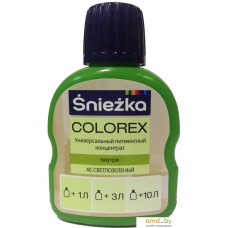 Колеровочная краска Sniezka Colorex 0.1 л (№40, зеленый светлый)