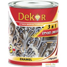 Эмаль Dekor грунт-эмаль 3 в 1 (белый, 1.9 кг)