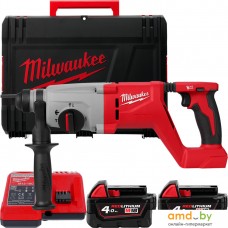 Перфоратор Milwaukee M18 M18BLHACD26-402X 4933492480 (с 2-мя АКБ, кейс)