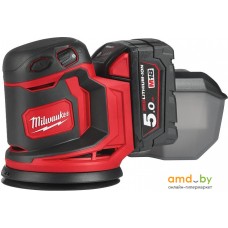 Эксцентриковая шлифмашина Milwaukee M18 BOS125-502B 4933464229 (с 2-мя АКБ, сумка)