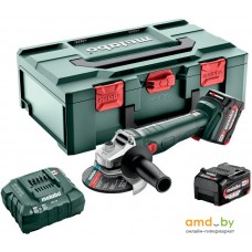 Угловая шлифмашина Metabo W 18 L 9-125 602249650 (с 2-мя АКБ 5.2 А•ч, кейс)