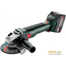 Угловая шлифмашина Metabo W 18 LT BL 11-125 613052510 (с 2-мя АКБ, кейс)