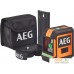 Лазерный нивелир AEG Powertools CLG220-B 4935472253 (с магнитным кронштейном). Фото №1