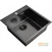 Кухонная мойка ARFEKA AF 550*505 Black PVD Nano. Фото №8