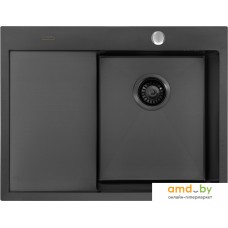 Кухонная мойка ARFEKA AF 650*505 R Black PVD Nano