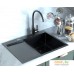 Кухонная мойка ARFEKA AF 650*505 R Black PVD Nano. Фото №6