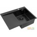 Кухонная мойка ARFEKA AF 650*505 R Black PVD Nano. Фото №7