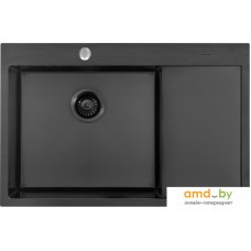 Кухонная мойка ARFEKA AF 780*505 L Black PVD Nano