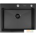 Кухонная мойка ARFEKA Eco AR 600*500 Black PVD Nano. Фото №1