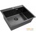 Кухонная мойка ARFEKA Eco AR 600*500 Black PVD Nano. Фото №8