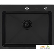 Кухонная мойка ARFEKA Eco AR 600*500 Black PVD Nano Decor