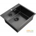 Кухонная мойка ARFEKA AF 500*505 Black PVD Nano. Фото №8