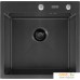 Кухонная мойка ARFEKA Eco AR 500*500 Black PVD Nano. Фото №1