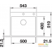 Кухонная мойка Blanco Subline 500-IF/A SteelFrame (антрацит) 524111. Фото №2