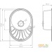 Кухонная мойка IDDIS Suno SUN65SRi77. Фото №2
