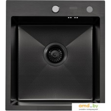 Кухонная мойка ARFEKA ECO AR 450*500 BLACK PVD NANO DECOR