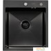 Кухонная мойка ARFEKA ECO AR 450*500 BLACK PVD NANO DECOR. Фото №1