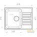 Кухонная мойка GranFest QUARZ Z-13 (белый). Фото №3