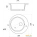 Кухонная мойка Gerhans A04 (черный). Фото №2