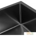 Кухонная мойка ARFEKA ECO AR 550*450 BLACK PVD NANO DECOR. Фото №4