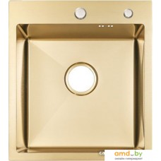 Кухонная мойка ARFEKA ECO AR 450*500 GOLD PVD NANO