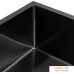 Кухонная мойка ARFEKA ECO AR 450*450 BLACK PVD NANO. Фото №6