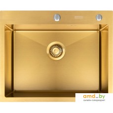 Кухонная мойка ARFEKA Eco AR 600*500 Golden PVD Nano