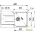 Кухонная мойка Franke Urban UBG 611-86 (бежевый). Фото №2