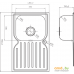 Кухонная мойка IDDIS Strit STR78SLi77. Фото №2