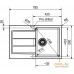 Кухонная мойка Franke Sirius 2.0 S2D 611-78 (оникс). Фото №2