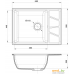 Кухонная мойка GranFest GF-V-680L (серый). Фото №4